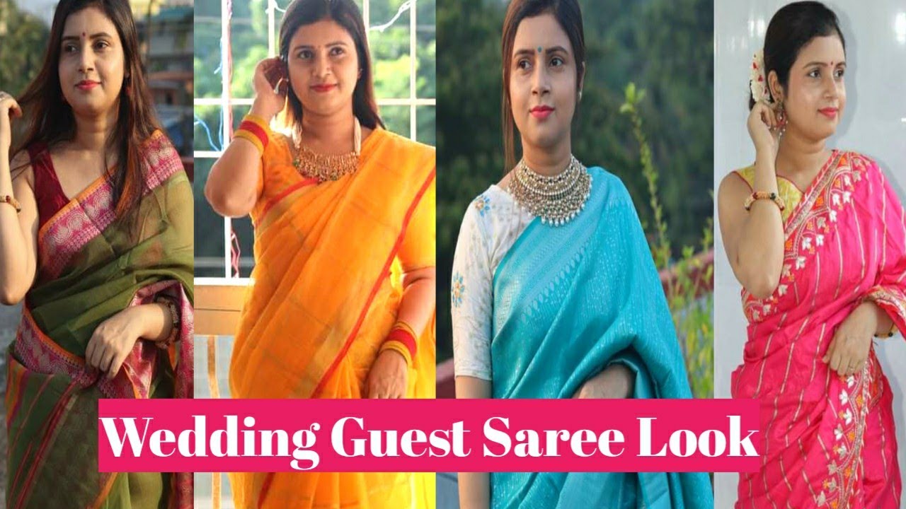 Wedding Guest Saree Look | Saree for weddings | Amazon Saree haul