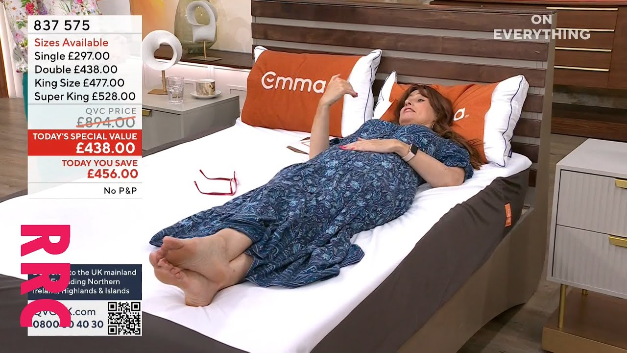 Catherine Huntley }blue dress barefoot bedtopper