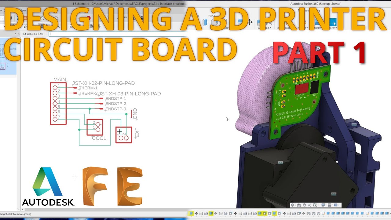Designing a Circuit Board for my 3D Printer - Part 1