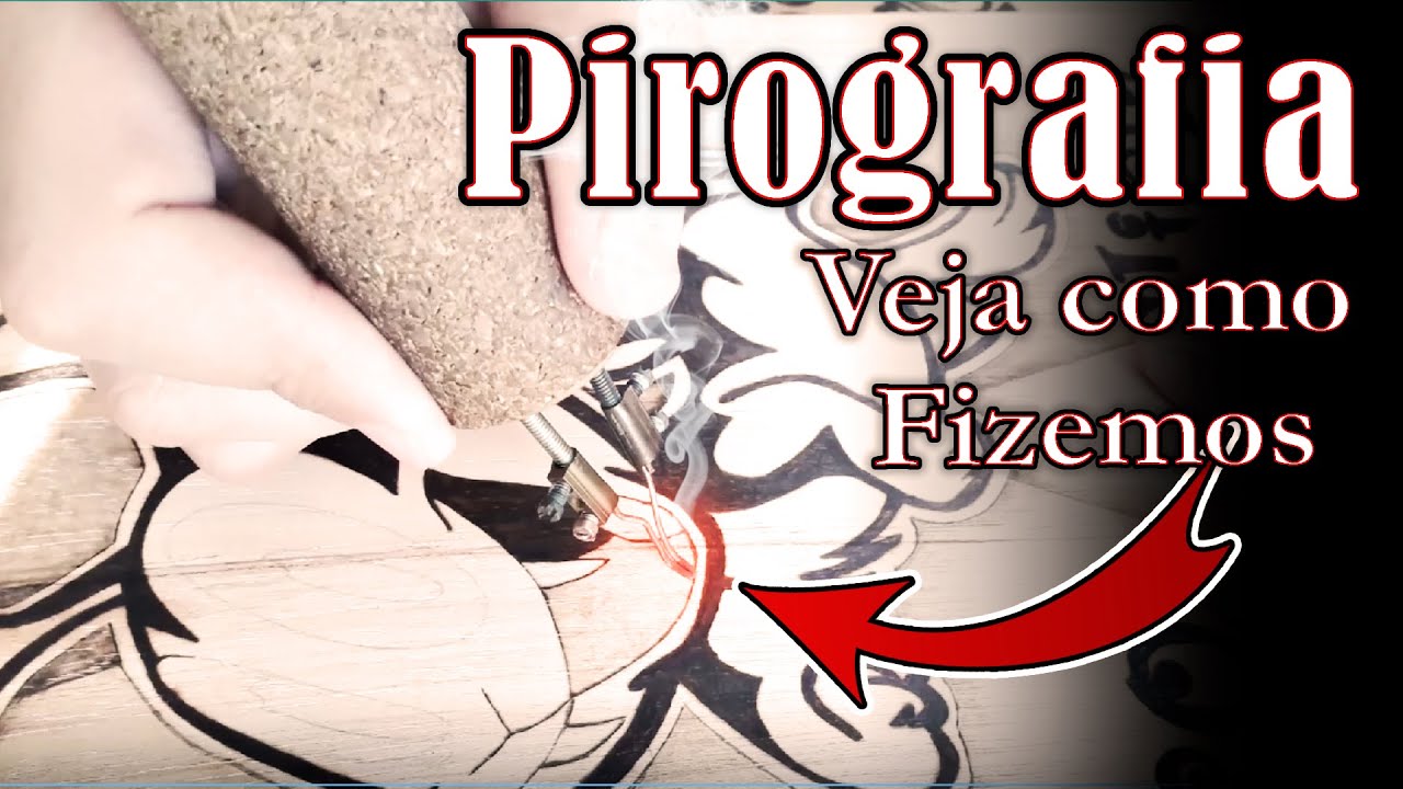 Pirografia Passo a Passo | Desenhando em Madeira - Bunnicula #Pirografia #Pyrography