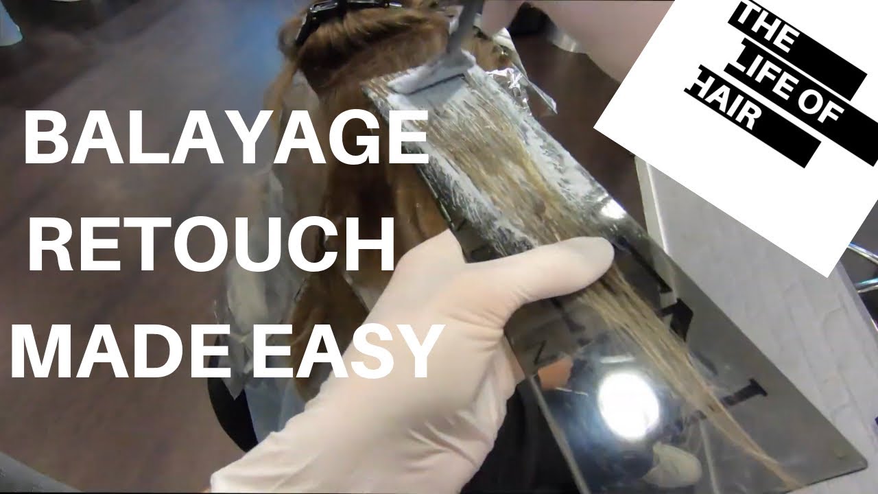 Blonde Balayage Highlights Technique | Root Tap Toner Root Shadow |