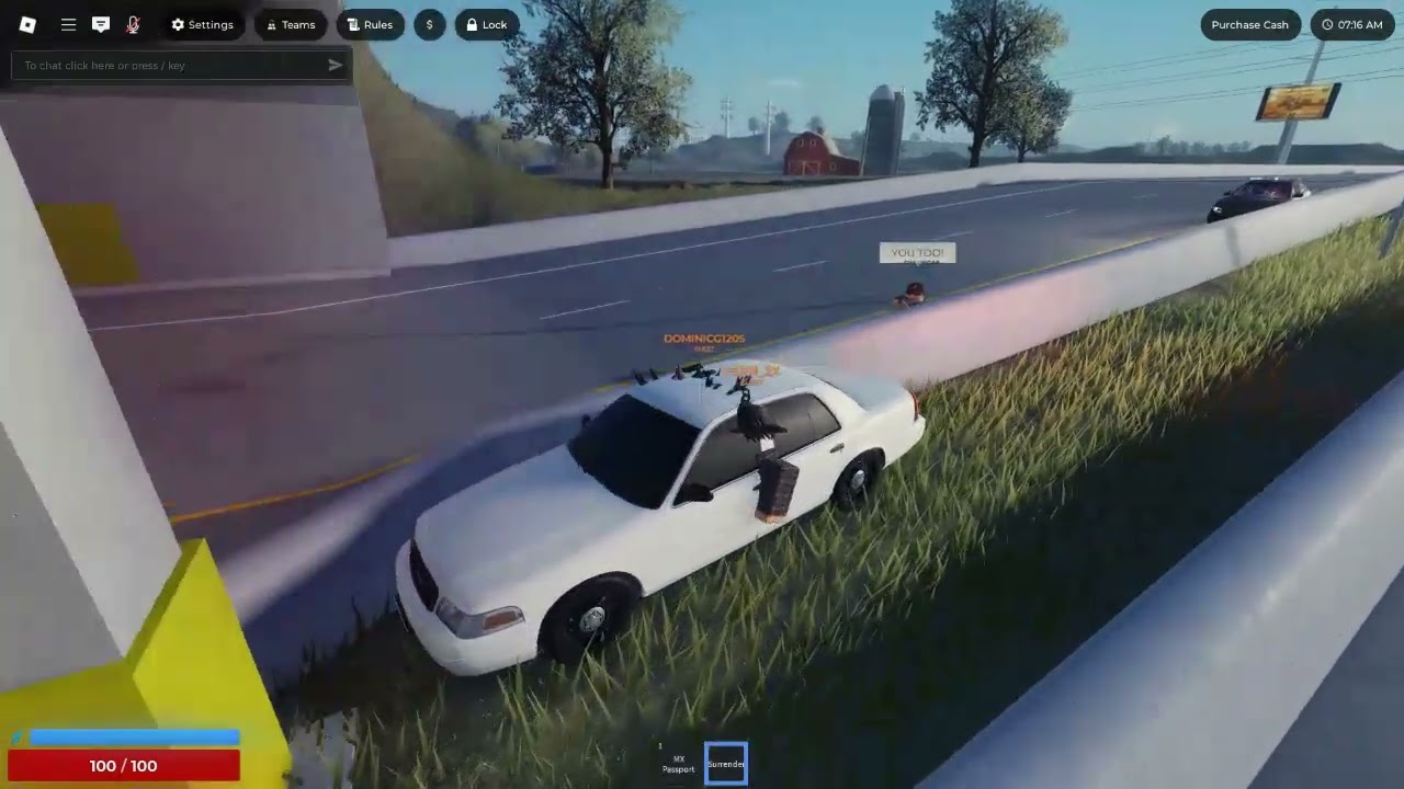 The boys run from the cops maybe