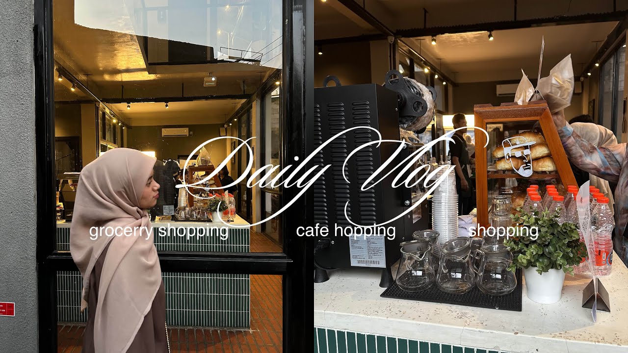 daily vlog : shopping, cafe hopping, grocery shopping, etc