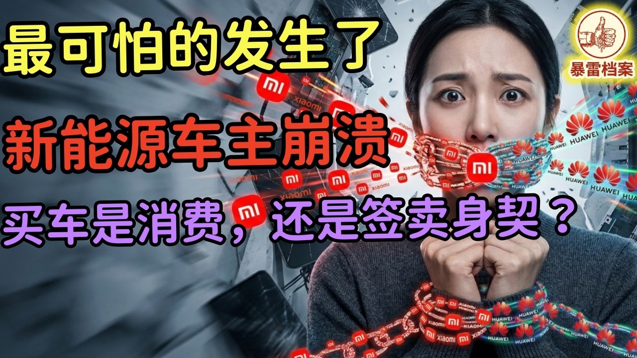 中国新能源车的“黑箱”，小米华为独创？修车竟然要先签保密协议，一个视频，差点毁掉一个车主的人生，新能源车正在复制手机行业最黑暗的一段历史