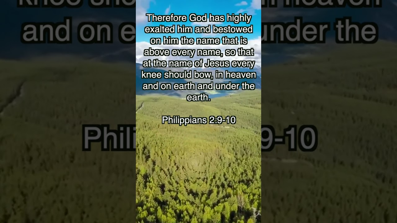 Philippians 2:9 10