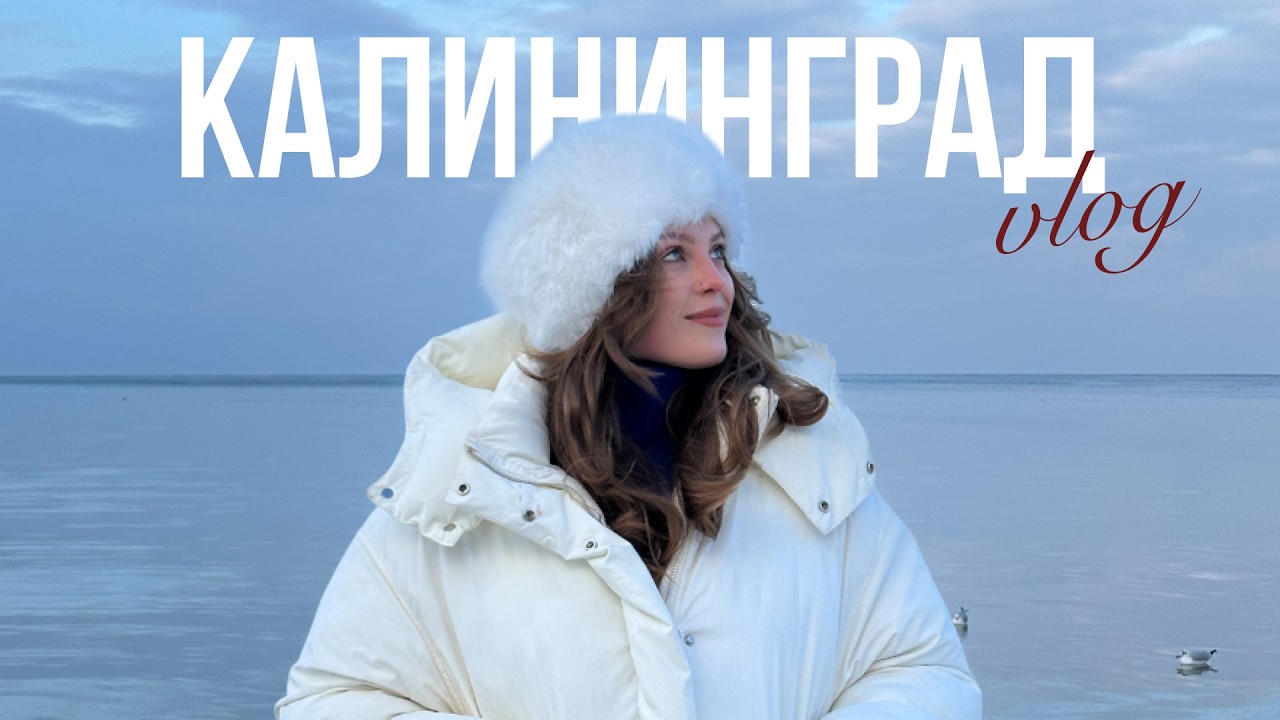 ЧЕЛЛЕНДЖ 12 городов | КАЛИНИНГРАД ВЛОГ: поезд из Москвы, зимнее море и лучшие места
