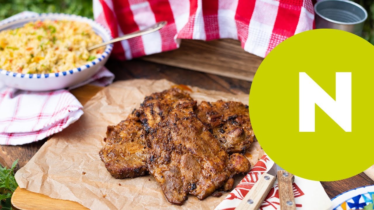 Must&aacute;ros-fűszeres p&aacute;colt tarja recept | NoSalty