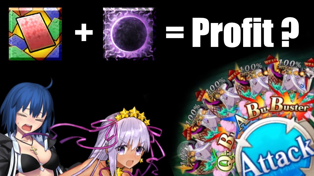 [FGO] Ciel + Summer BB Cardlock Farming Test (90* and 90**)