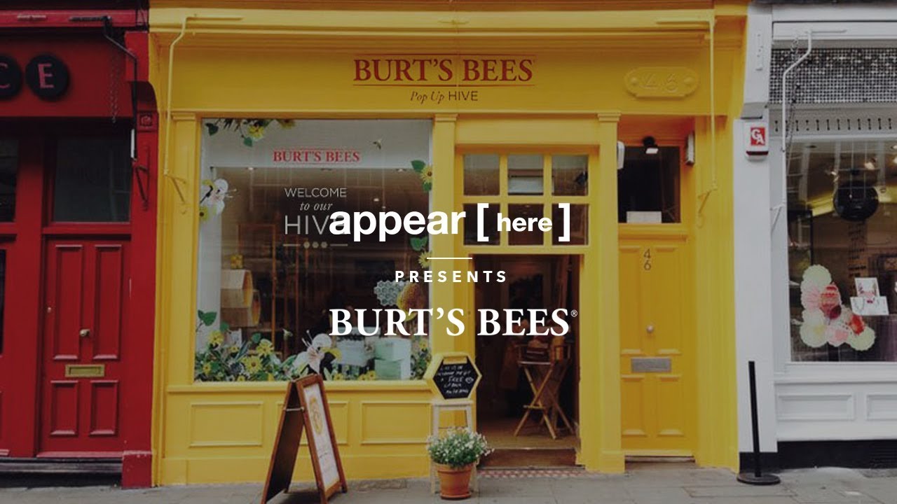 The Burt's Bees Pop Up Store