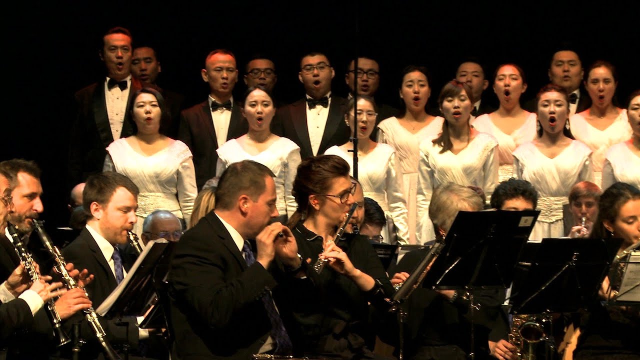 中国国歌 - 瑞士日内瓦州立管乐团/ 中国中央歌剧院合唱团 National Anthem of China - OHGe / China National Opera House Choir