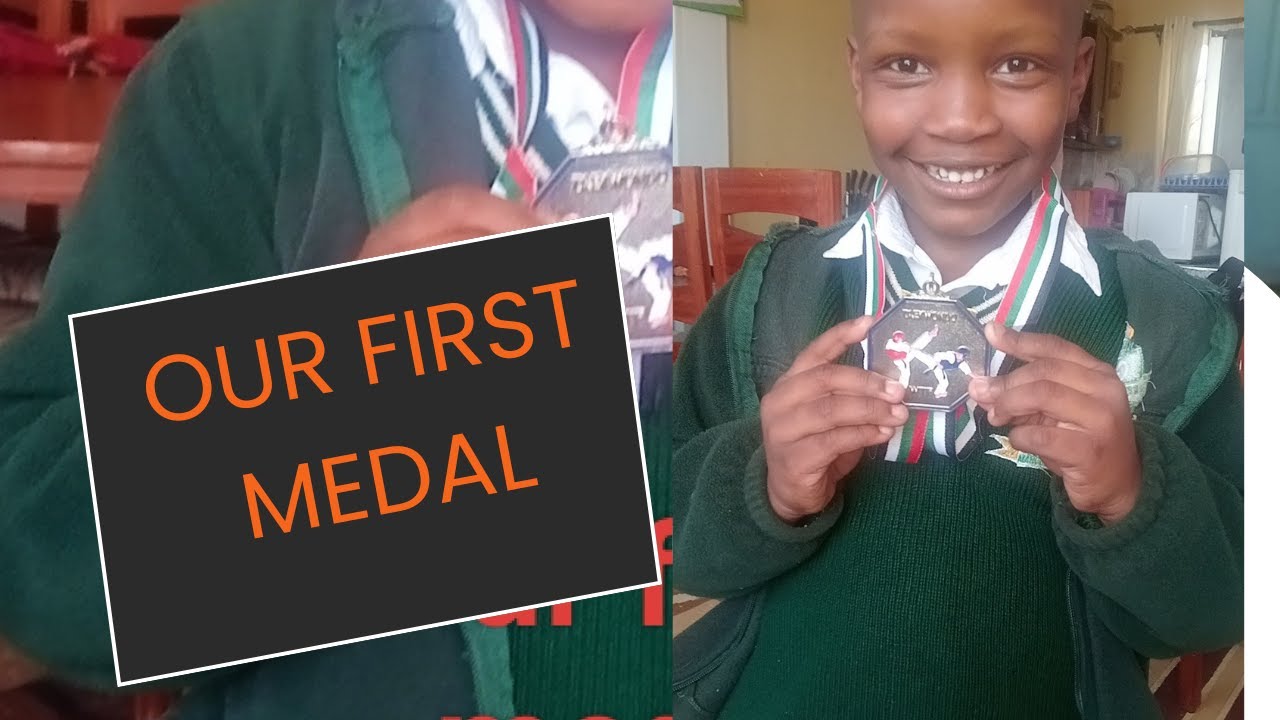 Our first silver MEDAL [taekwondo competition]