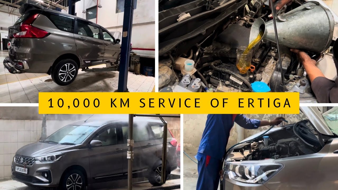 Ertiga VXI CNG 3rd service |1st paid service| All about 1,2&3 service | ​⁠​⁠​Gorakhpur|@princedhawal