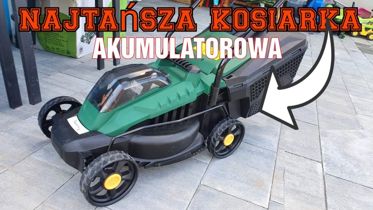 Najtansza kosiarka akumulatorowa TEST , czy daje radę?