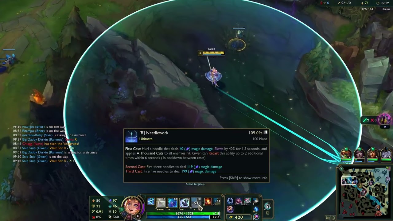 Gwen v Udyr Gold 2?