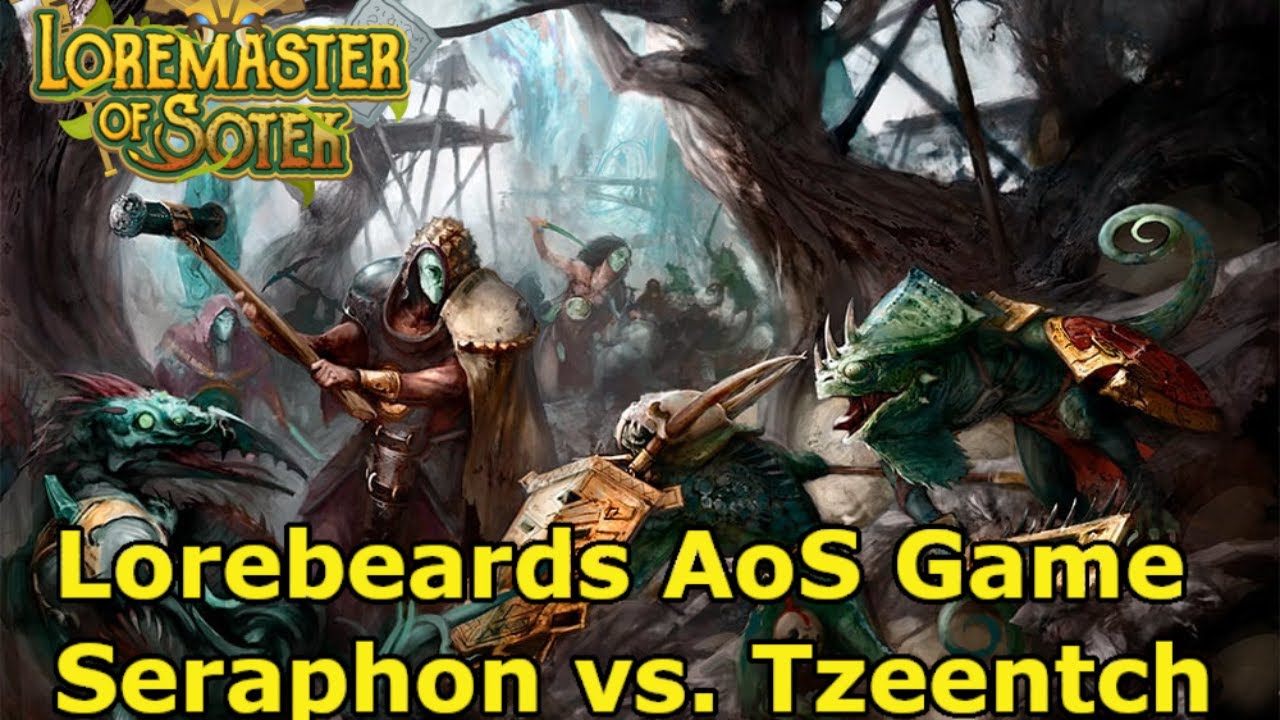 Bird Bashin' Time! Lorebeards AoS League 6th Match - Seraphon vs. Tzeentch