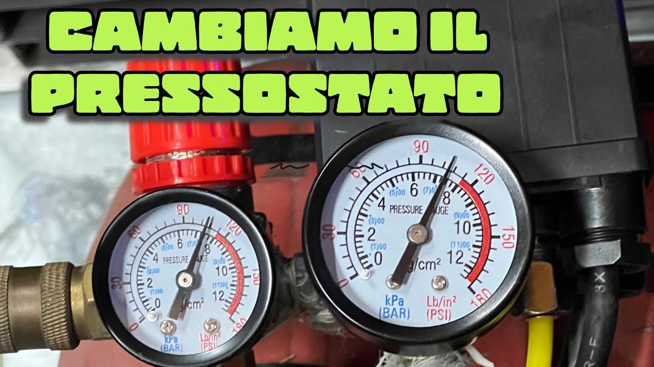 COMPRESSORE ROTTO ....CAMBIAMO IL PRESSOSTATO