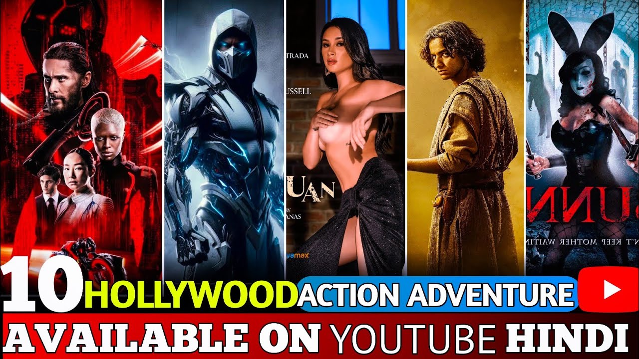 Top 10 Best Hollywood Fantasy & Action Movies On YouTube in Hindi | 2025 New Hollywood Movies Hindi