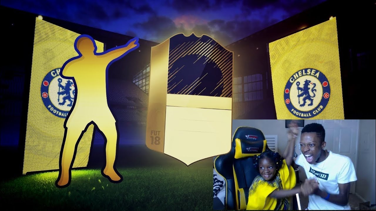 OMG MY LITTLE SISTER PACKED A HUGE WALKOUT!! INSANE FIFA 18 PACK OPENING