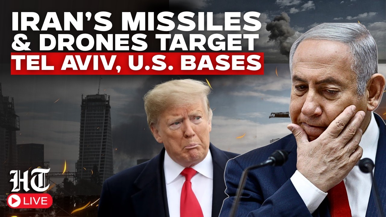 Iran War LIVE: Iran Launches Missile, Drone Strikes on US Bases and Tel Aviv Sites, IRGC Says