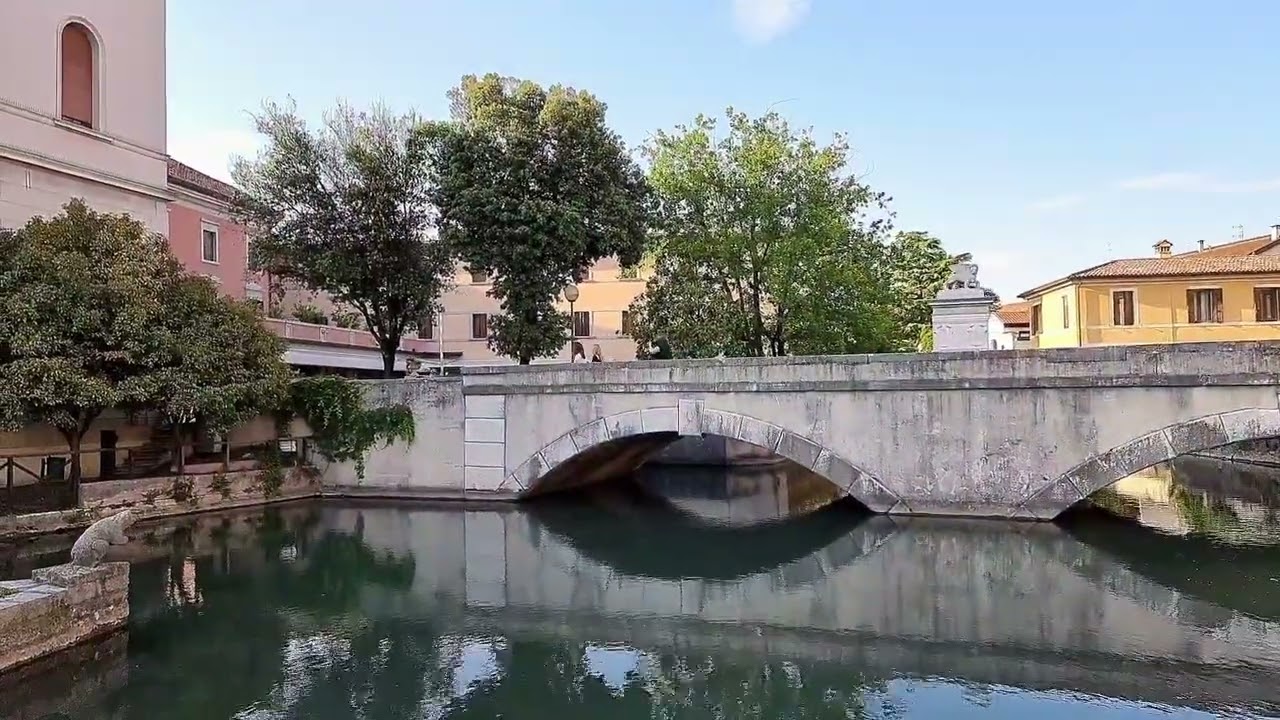 Portogruaro, Veneto, Italy 🇮🇹 | Bridge, Cathedral and Mills of St. Andrew