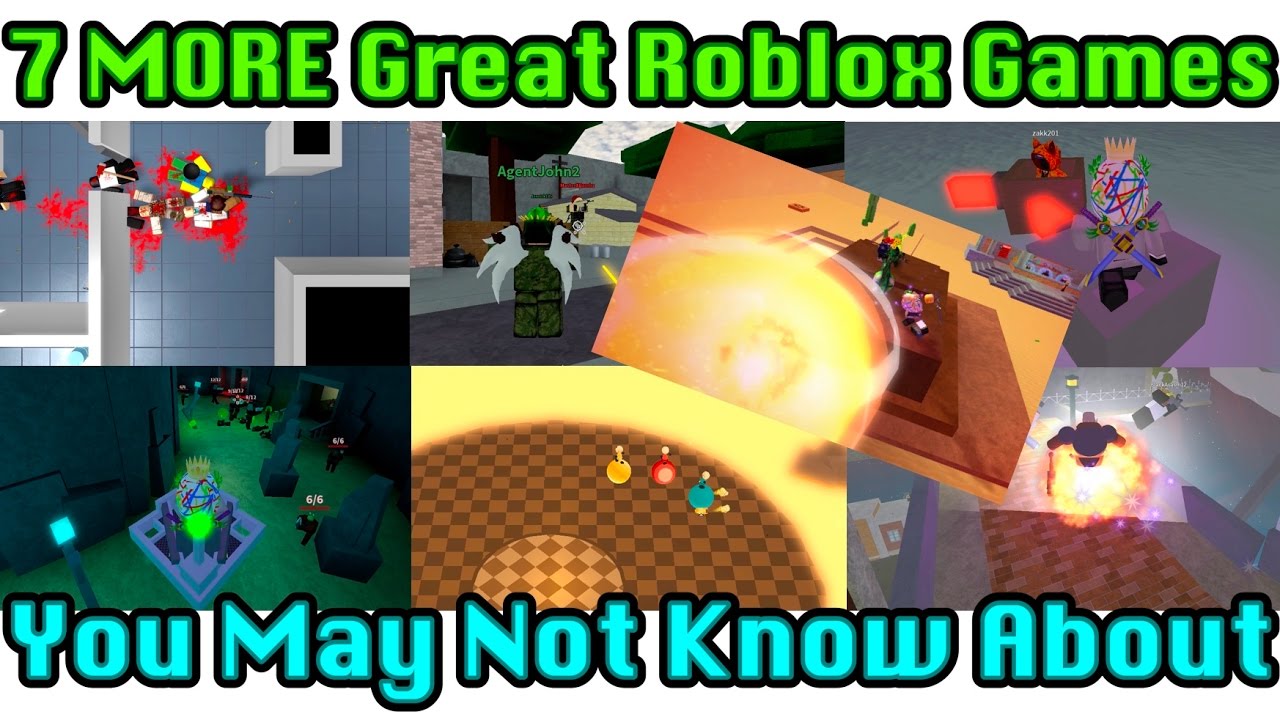 7 MORE Great Roblox Games You May Not Know About!