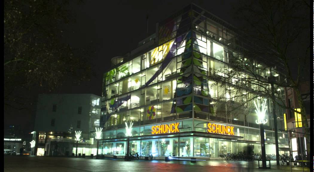 Timelapse Post-it War Glaspaleis Schunck*