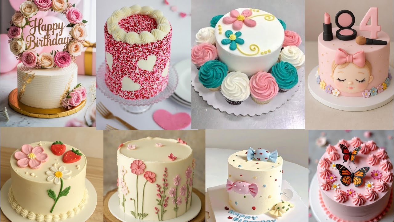 Easy And Creative Birthday Cake Design/Beautiful & Classy Cake Designs/Cake Designs