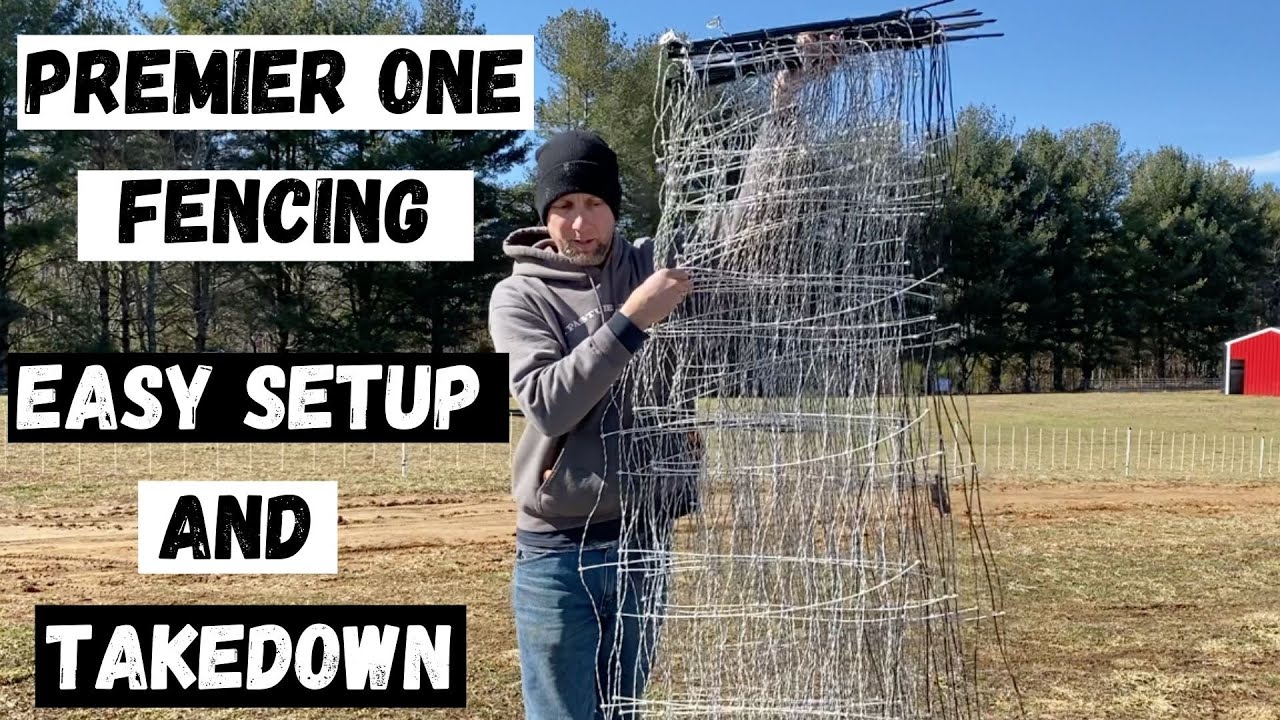 How to set up and take down PREMIER 1 FENCING!