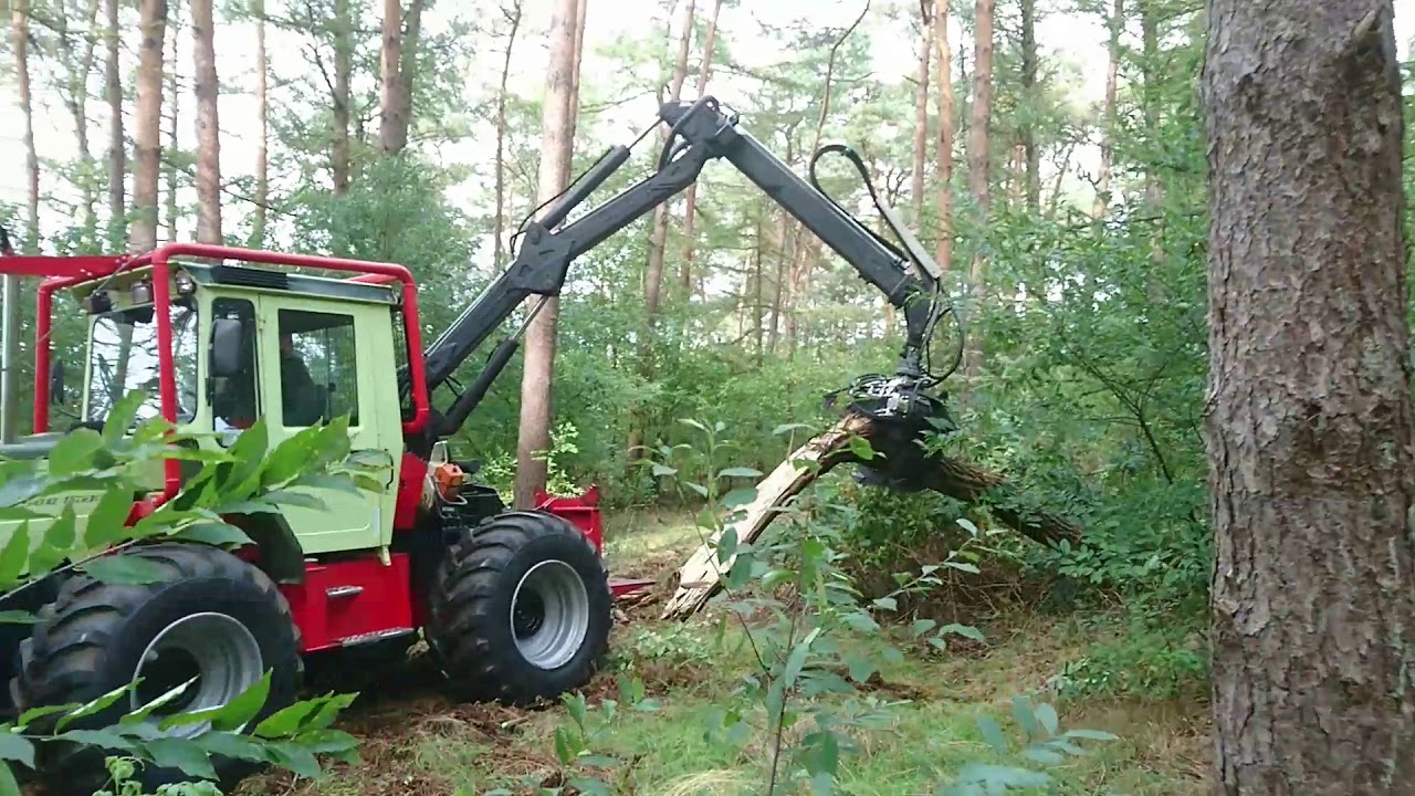 Holzbergung mit MB Trac 900 Feldtage Nordhorn 2018