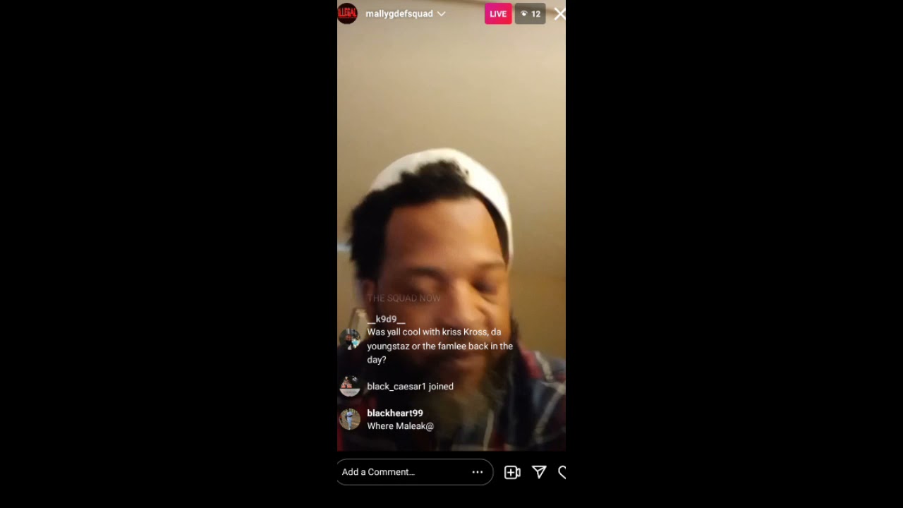 Jamal from rap group Illegal threatened to stab a troll.. Mr Malik, Michael K. Williams..