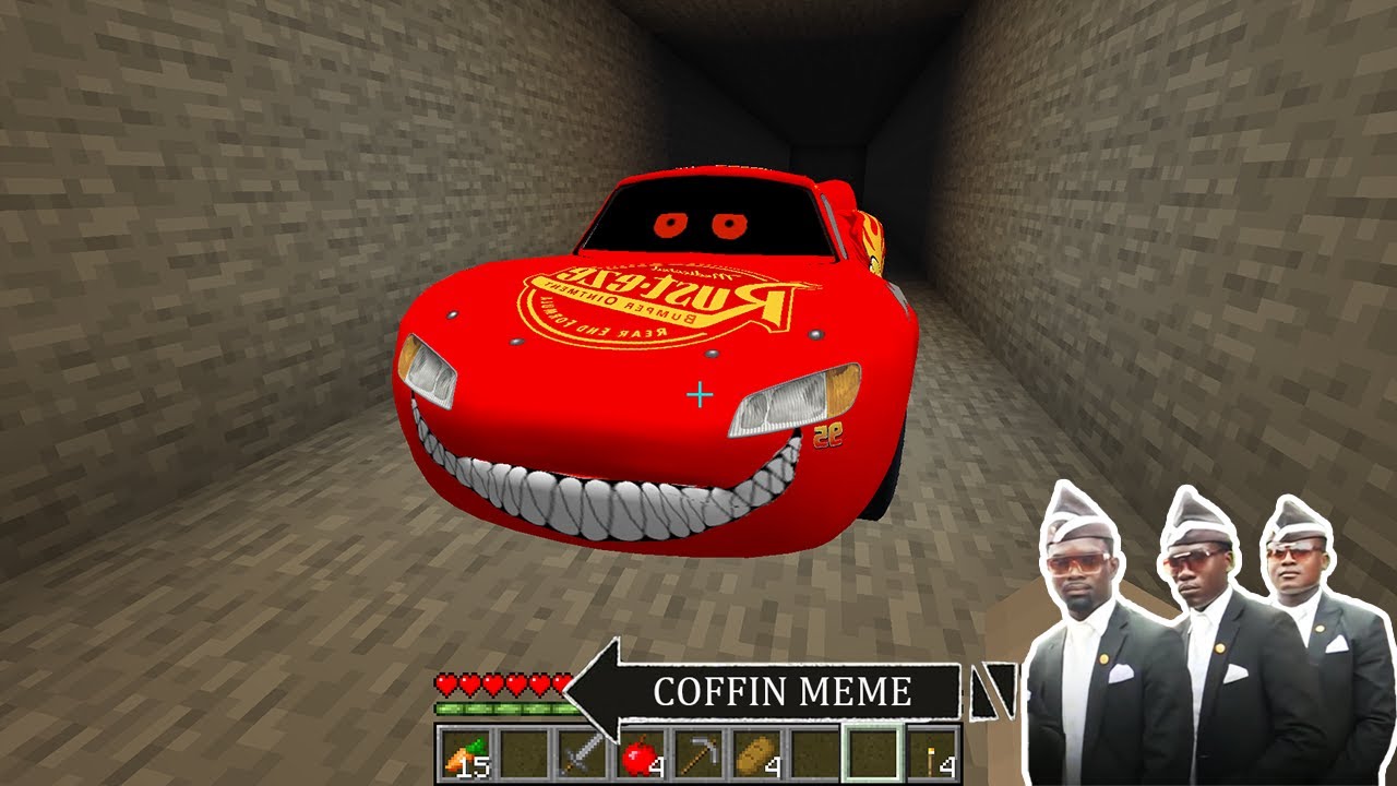 I Found the Scariest McQueen.EXE in Minecraft - Coffin Meme