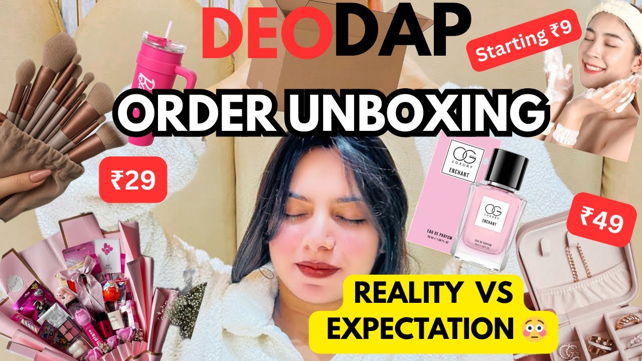 “Deodap Products starting ₹9 😱 | unboxing budget skincare, cute finds , haul, price, Honest review 😍