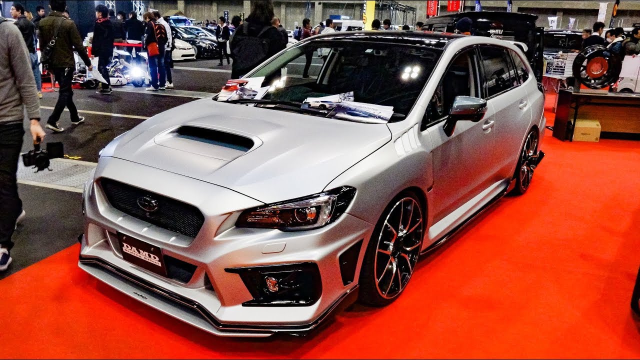(4K)DAMD SUBARU LEVORG 4WD modified スバル レヴォーグ4WDカスタム - 名古屋オートトレンド2018
