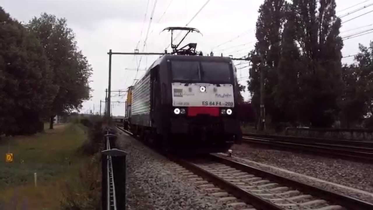 Nice Train Consist, Locomotives Train RTB Class189 + Diesel Shunter loco!