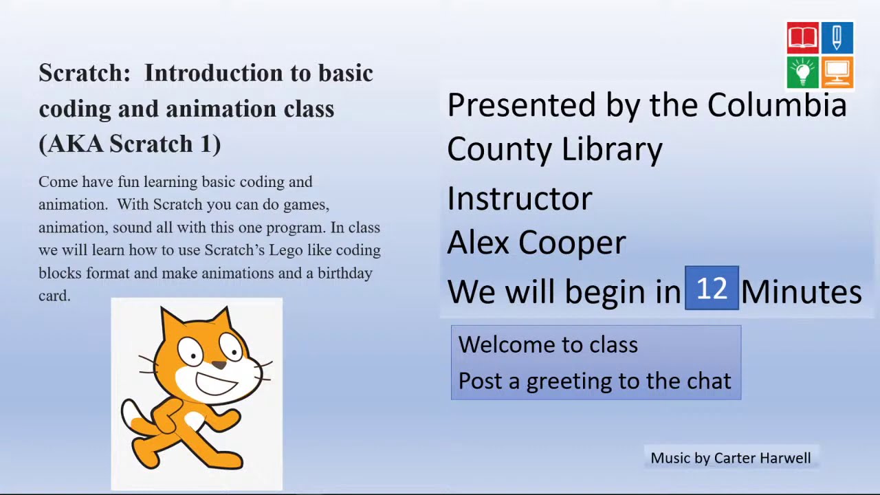 Scratch:&nbsp; Introduction to basic coding and animation class