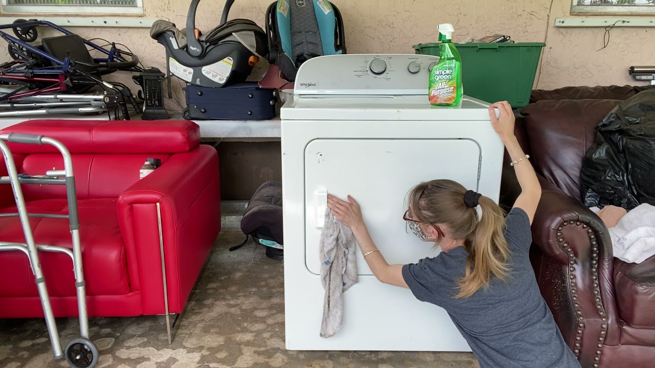 ASMR!! Detail & Deep Cleaning Vlog!!🧽🧼🦠Cleaning Another Dryer!! 😁