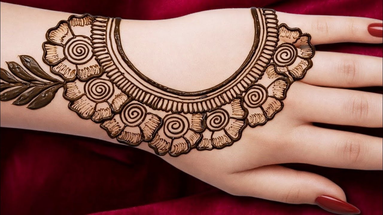Simple And Stylish Back Hand Mehndi Design || सिम्पल मेहंदी डिजाइन || Mehndi Designs || Mehndi || 