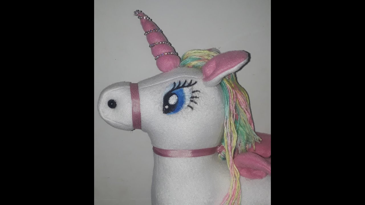 cómo pintar un ojo del unicornio en tela fieltro  // Ideas Pcastill