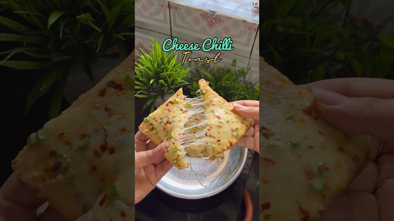 Cheese Chilli Toast in just 5 minutes! #easyrecipes #cheese #toast