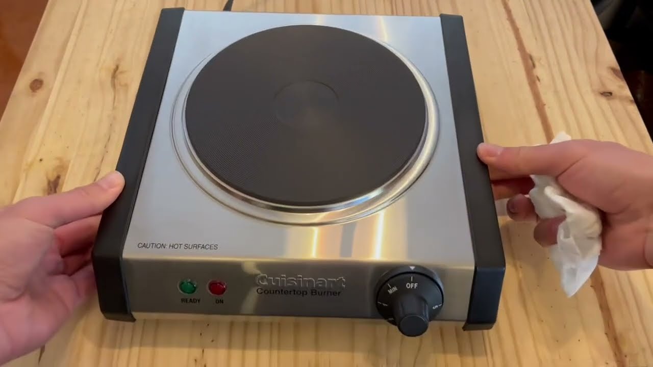 Обзор чугунной одноконфорочной плиты Cuisinart CB 30P1