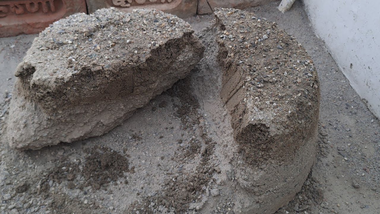 New crumbling vid Yellow block Full tub&mini cylindrical Floor crumbling #satisfied #crumbling