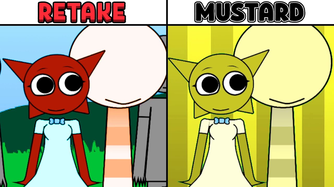 New Version Of Incredibox Sprunki Retake Human But Mustard: Phase 1 VS Phase 2
