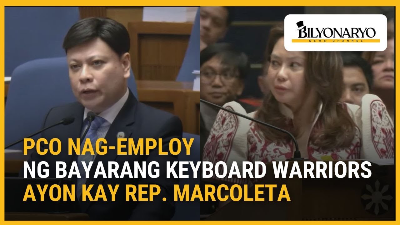 PCO nag-employ ng bayarang keyboard warriors ayon kay Rep. Marcoleta | Politiko Nightly