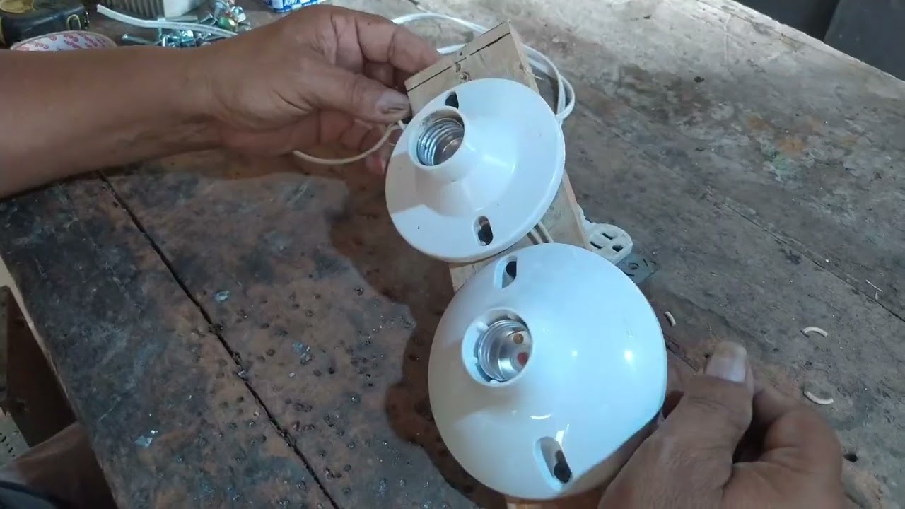 Como hacer una serie de prueba con BOMBILLOS incandescentes de 100w  ( FÁCIL )