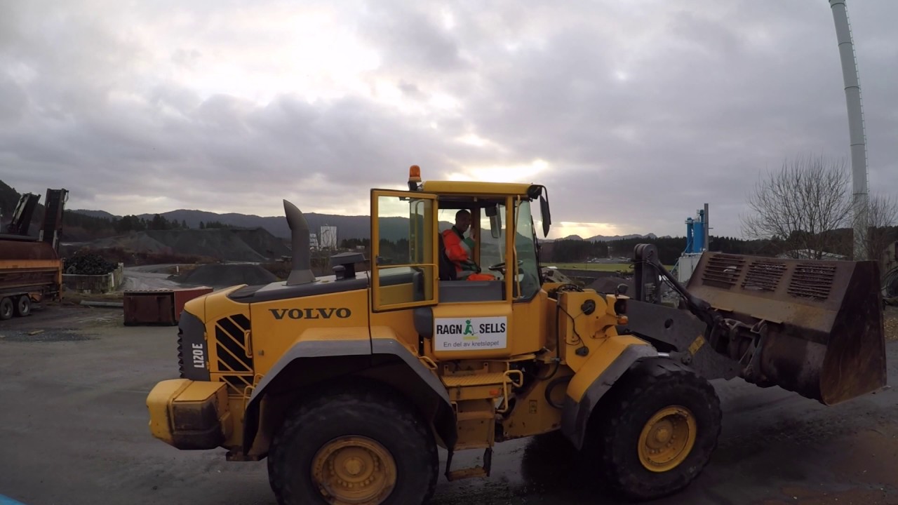 S&oslash;ppel Sortering med Maskin, Hjullaster og Gravemaskin