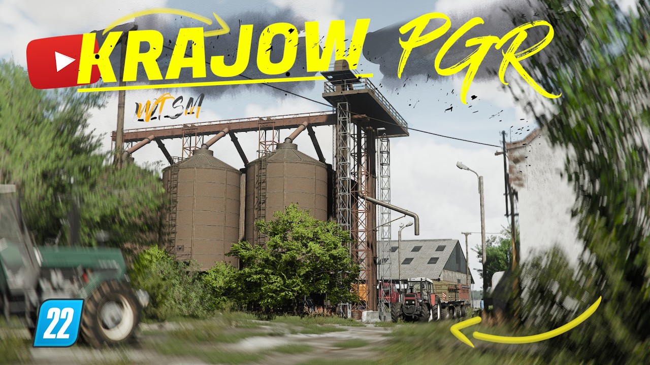 DOWNLOAD SAVE 🔨 Państwowe Gospodarstwo Rolne MAP : Krajów&Łaźniki😍 FS22