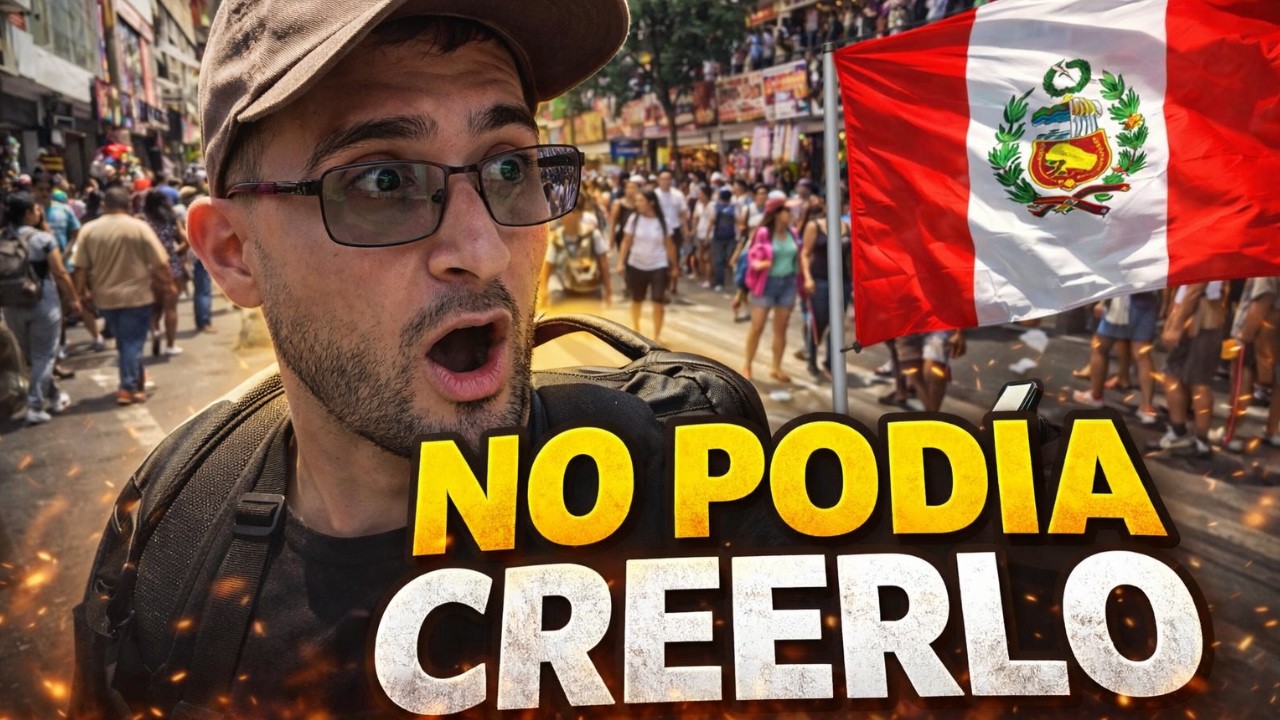 ¡NO Imaginaba ver esto en Lima! 🇵🇪 – Entre al mercado de Gamarra solo