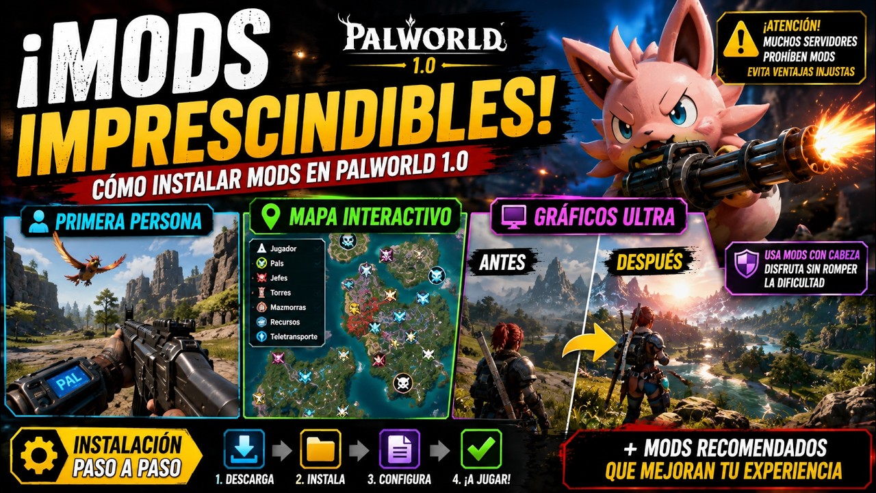 How to INSTALL MODS in Palworld 1.0 | Complete Guide
