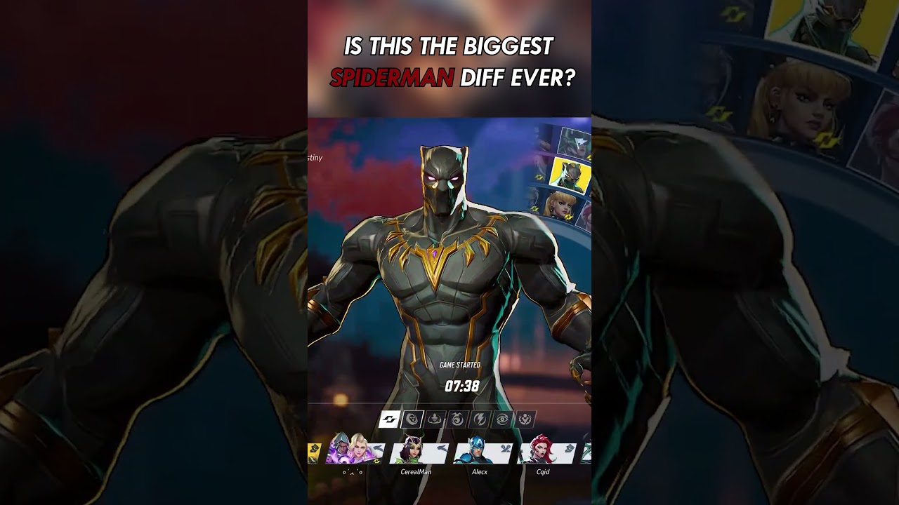 THE BIGGEST SPIDERMAN DIFF EVER? - Marvel Rivals