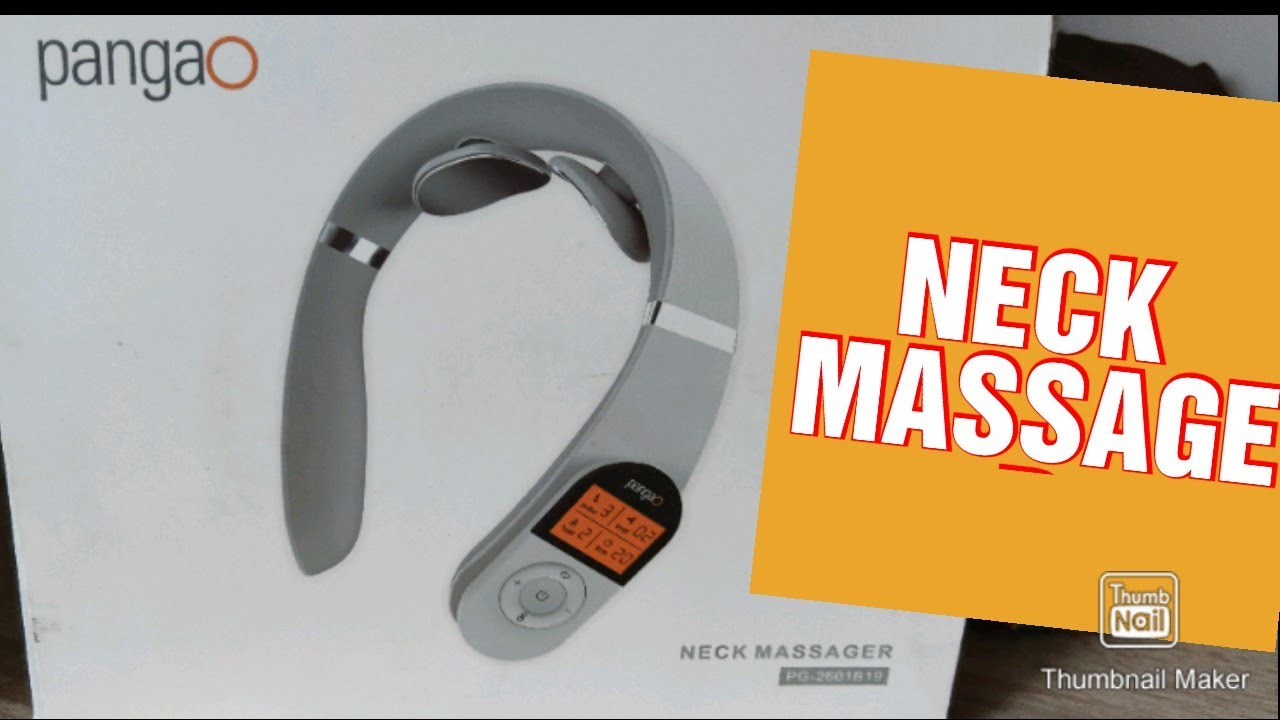 unboxing neck massager (PANGAO)/NFV